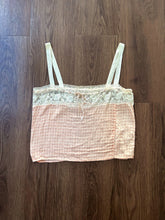 Load image into Gallery viewer, Antique pink camisole . 1910s 1920s lingerie top . size xs to small