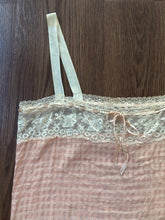 Load image into Gallery viewer, Antique pink camisole . 1910s 1920s lingerie top . size xs to small