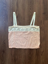 Load image into Gallery viewer, Antique pink camisole . 1910s 1920s lingerie top . size xs to small