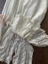 Load image into Gallery viewer, Antique bloomers with lace cuffs and ribbons . size xs to small