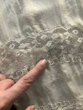 Load image into Gallery viewer, Antique silk bloomers . silk chiffon and lace lingerie . size xs to medium
