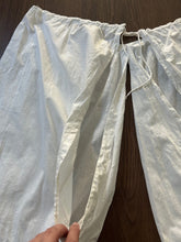 Load image into Gallery viewer, Antique split draw bloomers with ribbons . size large to xxxl