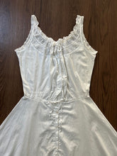 Load image into Gallery viewer, Antique combination . Edwardian era romper . size small to medium