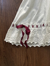 Load image into Gallery viewer, Antique bloomers . wide leg lingerie with ribbons . size small to m/l