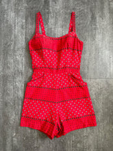 Load image into Gallery viewer, 1950s Greta Plattry playsuit set . vintage playsuit . size xxs to xs