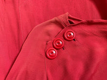 Load image into Gallery viewer, 1930s rayon dress . vintage 30s dress . size s/m to m