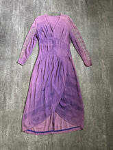 Load image into Gallery viewer, Vintage 1940s Adele Simpson star studded dress . size medium to large