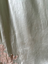 Load image into Gallery viewer, 1930s mint green silk bias cut gown . vintage slip dress . size xxs to xs