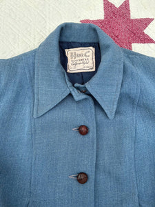 1940s H Bar C jacket . western style jacket . size xs to s