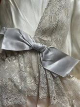 Load image into Gallery viewer, 1940s silk lingerie dress . vintage nightgown . size xs to small