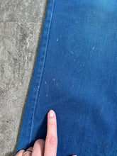 Load image into Gallery viewer, 1950s blue jeans . vintage side zip denim . 30-32 waist