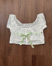 Load image into Gallery viewer, Antique lace top . 1910s lingerie top . size small to medium
