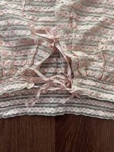 Load image into Gallery viewer, 1910s antique net lace camisole with ribbon . size xxs to xs
