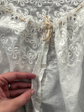Load image into Gallery viewer, Antique corset cover . embroidered Edwardian lingerie top . size small to medium