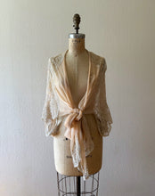 Load image into Gallery viewer, 1930s silk chiffon and lace bolero jacket . flexible size