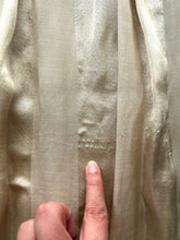 Load image into Gallery viewer, Edwardian antique skirt . 1910s striped silk satin skirt . size small to s/m