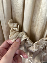 Load image into Gallery viewer, Edwardian antique skirt . 1910s striped silk satin skirt . size small to s/m