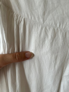 Antique ruffled bloomers with lace . size xs