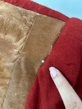 Load image into Gallery viewer, 1940s jacket . vintage wool and pony hair jacket . size xs to xs/s