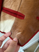 Load image into Gallery viewer, 1940s jacket . vintage wool and pony hair jacket . size xs to xs/s