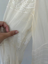 Load image into Gallery viewer, 1930s silk chiffon gown . vintage dress . size xs