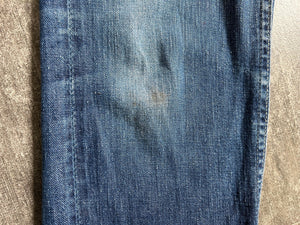 1940s 1950s Lady Lee Rider jeans . vintage red line selvedge denim . 26 waist