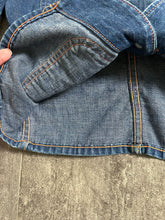 Load image into Gallery viewer, 1940s 1950s denim jacket . vintage jacket . size xs to s