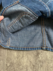 1940s 1950s denim jacket . vintage jacket . size xs to s