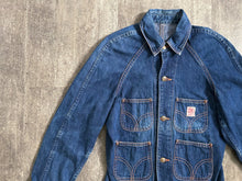 Load image into Gallery viewer, 1940s 1950s Tuf Nut denim jacket . vintage denim . size xs to s