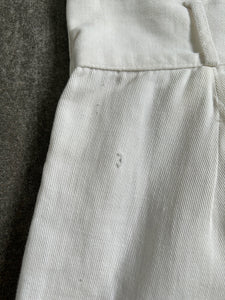 1930s sportswear pants . side button wide leg pants . 27" waist