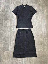 Load image into Gallery viewer, 1940s 1950s knit set . Zodiac ribbon knit set . size s to m
