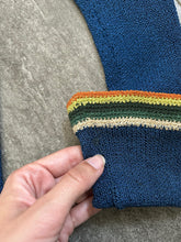 Load image into Gallery viewer, 1930s cardigan . vintage 30s blue rayon knit sweater . size xs to s