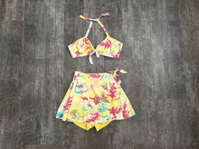 Load image into Gallery viewer, 1940s Catalina swimsuit . vintage jersey playsuit . size xs to small