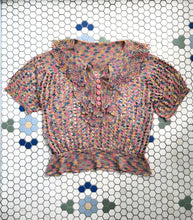 Load image into Gallery viewer, 1930s crochet top . vintage 30s knit . size large to xl
