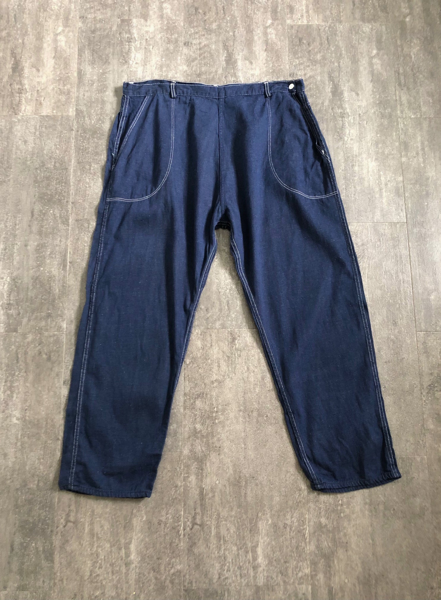 50's　vintage　PIONEER DU-ALLS WORK PANTS Vintage 40s 50s 30x27 PIONEER Du-Alls Montgomery Ward