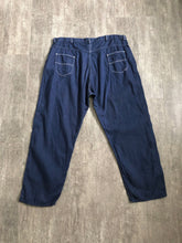 Load image into Gallery viewer, Vintage 1950s side zip jeans . 50s denim . 41-42 waist