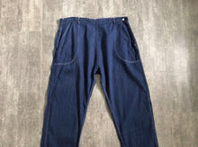 Load image into Gallery viewer, Vintage 1950s side zip jeans . 50s denim . 41-42 waist