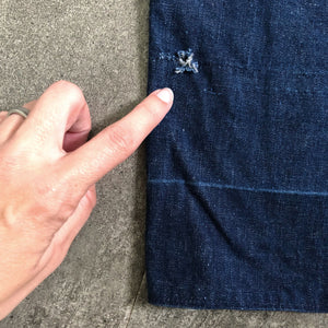 1950s shorthorn Levis . Western wear pearl snap jeans . 30 waist