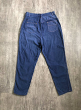 Load image into Gallery viewer, 1950s denim . vintage 50s side zips . 30-31 waist