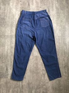 1950s denim . vintage 50s side zips . 30-31 waist