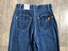 Load image into Gallery viewer, Vintage 1970s Levis . embroidered denim . 24-25 waist