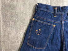 Load image into Gallery viewer, 1940s 1950s Western wear denim . vintage jeans . 25 waist