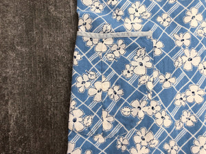 1930s wrap dress . vintage 30s house dress . size xs to s