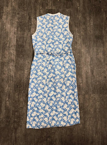 1930s wrap dress . vintage 30s house dress . size xs to s