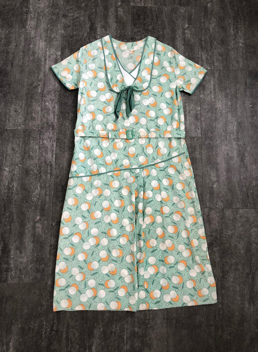 1920s 1930s dress . vintage dress . size s to m