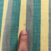 Load image into Gallery viewer, 1940s striped dress . vintage 40s dress . size s to s/m