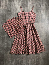 Load image into Gallery viewer, 1940s 1950s dress set . sundress and top . size s to s/m