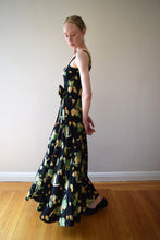Load image into Gallery viewer, 1930s silk gown . vintage 30s bias cut dress . size xs to small