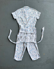Load image into Gallery viewer, 1950s flannel jumpsuit . vintage 50s novelty print romper . size small to s/m