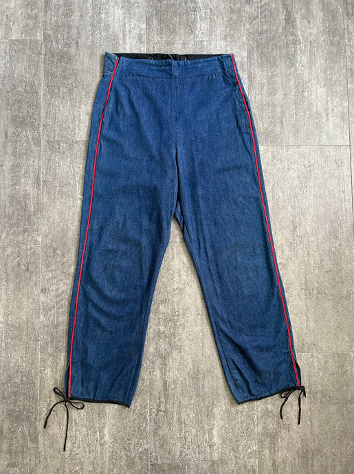 Vintage 1940s jeans . 40s selvedge denim pants . 31-32 waist